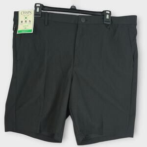 Chaps Golf Shorts Men's 36"x 9" Black Stretch Zippered Pockets Sportswear NWT